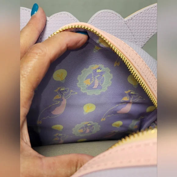 Disney Parks Loungefly Pastel FIGMENT Mini Backpack - NWT - Picture 9 of 10